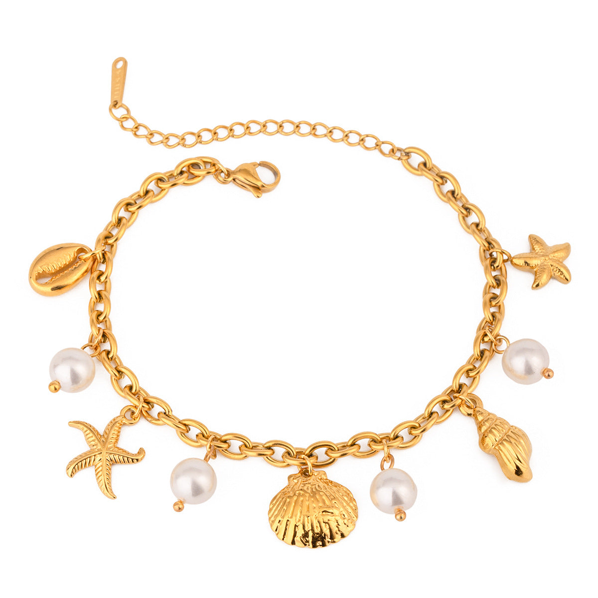 Solenne Gold Beach Bracelet