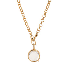 Round Photo Box Necklace