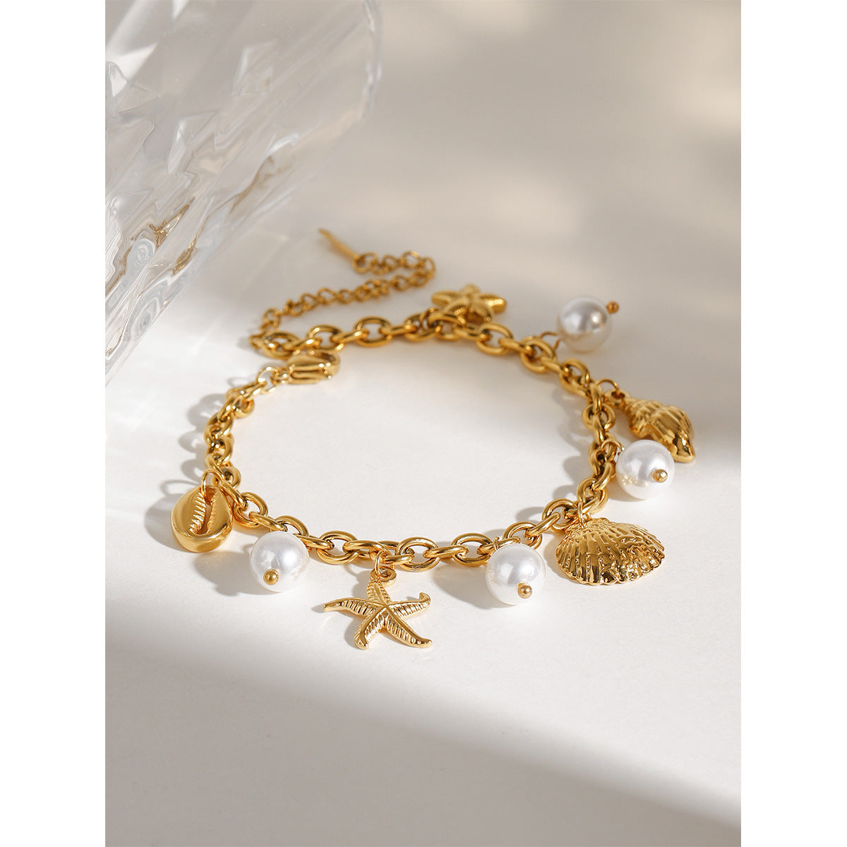 Solenne Gold Beach Bracelet